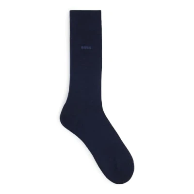 Image of BOSS Men&#039;s John RS Uni WO Socks, New Dark Blue401, 43 46