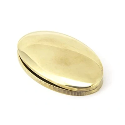 Image of From The Anvil Aged Brass Oval Escutcheon &amp; Cover