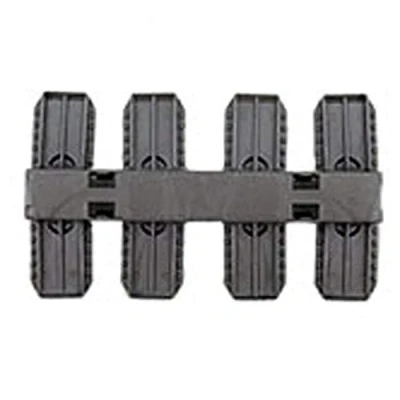 Image of Hot Wheels Replacement Parts Playset FTH77 Track Builder System Race Crate Die Cast Car Gray 4 Part Connector