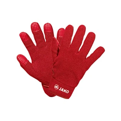 Image of JAKO Unisex&#039;s Fleece Outfielder Gloves, Red, 9
