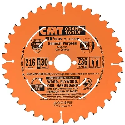 Image of CMT 271.216.36 M itk Plus Circular Blade for Long and Flute Case Vein Cut, Orange