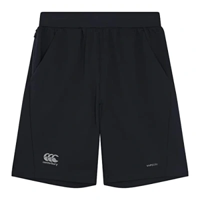 Image of Canterbury Men&#039;s Fleece Shorts with Zip Pocket, Black, S