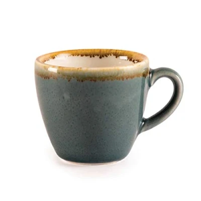 Image of Olympia Kiln Espresso Cup Ocean Porcelain 85 ml 3 Oz 6 pc