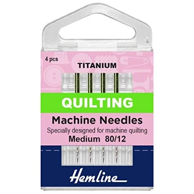 Image of Machine Needles Titanium Medium Quilting H106.T