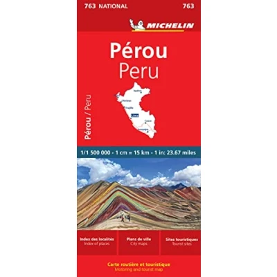 Image of Peru Michelin National Map 763 (Michelin Country Maps, 763)