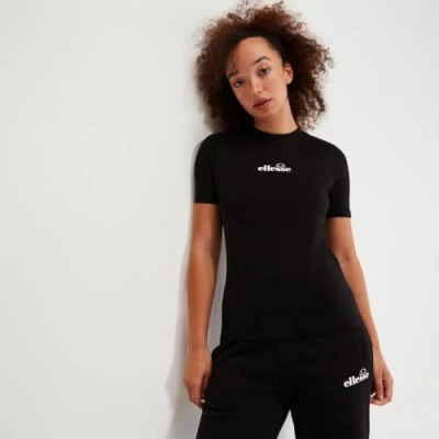 Image of ellesse Womens Beckana Tee for T Shirt, Black, 14 EU