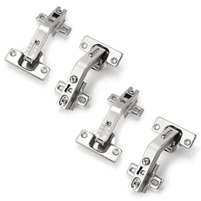 Image of Probrico Door Hinges, Full Overlay Cupboard 135 Degree Soft Close Hinges for Kitchen Cabinet, Concealed Wardrobe, 2 Pair