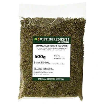 Image of JustIngredients Essentials Chamomile Flowers German 500 g