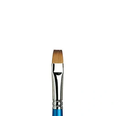 Image of Winsor &amp; Newton brush, Wood, Transparent, No 5 . 4.3 mm, flat long handle