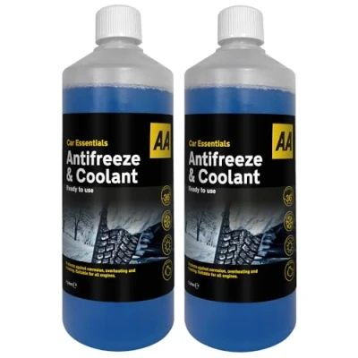 Image of AA Antifreeze and Coolant 2 x 1 Litre Effective down to 36C Ready use
