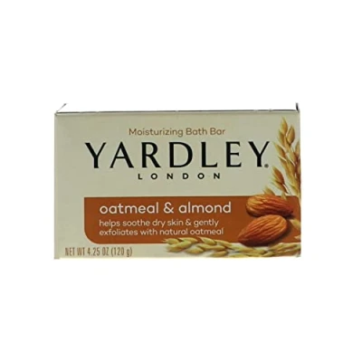 Image of Yardley Oatmeal and Almond Bar Soap, 4.25 Ounce, Set of 3 by