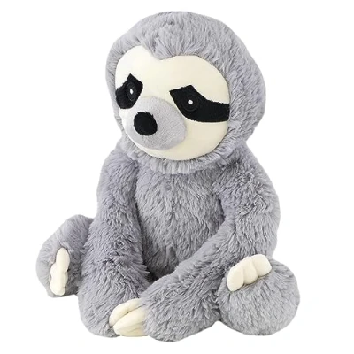 Image of Hanging Sloth Teddy Super Soft Cuddly Sitting Plush Stuffed Wild Animal Toy, 26 cm, Suitable for Babies and Children