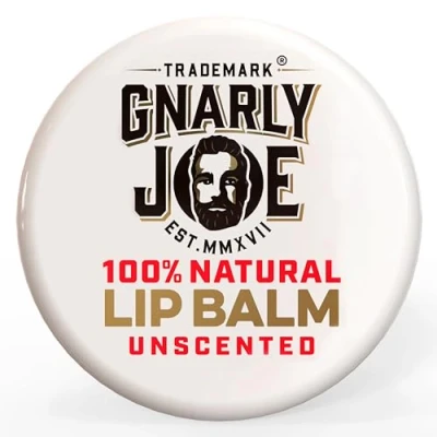 Image of Gnarly Joe Moisturising Lip Balm 10ml 100% Natural Ingredients Cocoa Butter Coconut Oil Beeswax Vitamin E Care Organic Repair Moisturiser (Unscented)