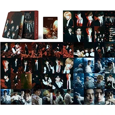 Image of 55pcs Kpop Enhypen Photocard Lomo Cards Dark BLOOD New Album Poster for Fans