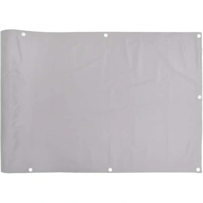 Image of vidaXL Balcony Privacy Screen Grey 500x120 cm PVC