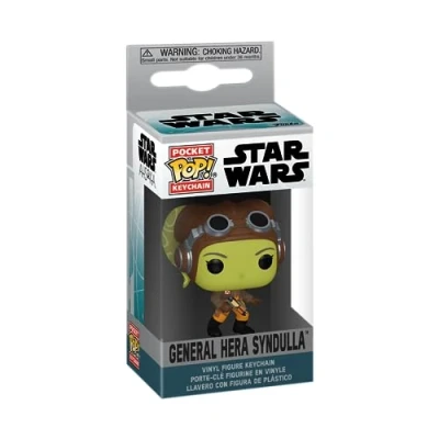 Image of Funko Pop! Keychain: Ahsoka General Hera Syndulla Star Wars Novelty Keyring Collectable Mini Figure Stocking Filler Gift Idea Official Merchandise TV Fans Backpack Decor