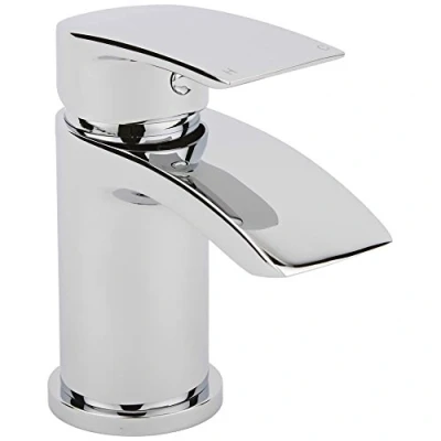 Image of Milano Razor Modern Mono Bathroom Basin Mixer Tap Chrome