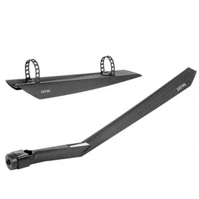 Image of ZEFAL Unisex Deflector C50 Mudguard Set, Black, 26 28 UK