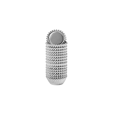 Image of Bakery Direct Silver/Gold Paper Petit Four Truffle Sweet Cases Bon Christmas (Silver, 1200)