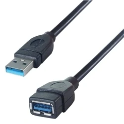 Image of Connekt Gear 2m USB 3 Extension Cable A Male to Female SuperSpeed, black