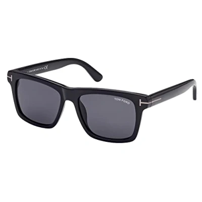 Image of Tom Ford BUCKEY 02 FT 0906 N Shiny Black/Grey 56/17/145 men Sunglasses