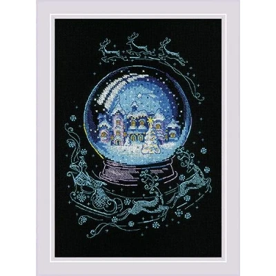 Image of Riolis Counted Cross Stitch Kit 8.25&quot;x11.75&quot; Winter Fairy Tale