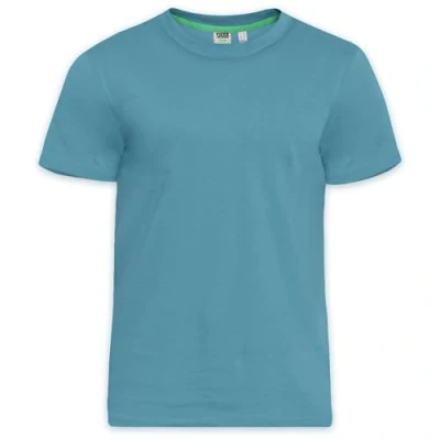 Image of D555 Men&#039;s Premium Weight Combed Cotton Tee Flyers in Teal 6XL