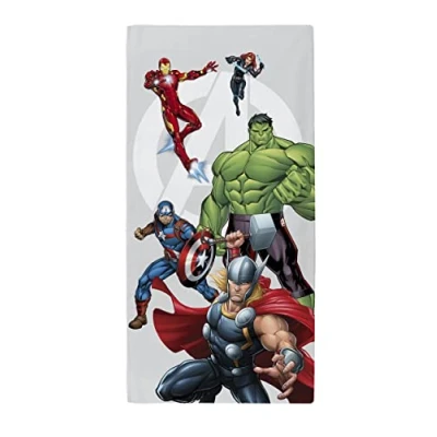 Image of Disney Marvel Avengers Official Beach Bath Towel 100% Cotton