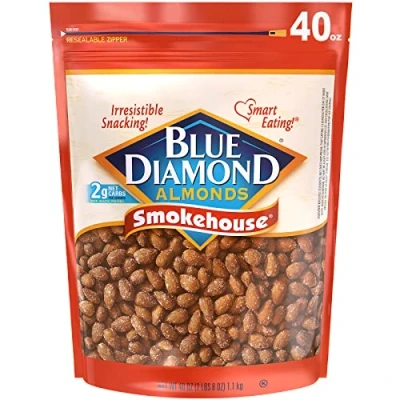 Image of Blue Diamond Almonds, Smokehouse, 40 Ounce/1.1 Kg (Pack of 1)