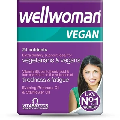 Image of Wellwoman Vitabiotics Vegan Tablets