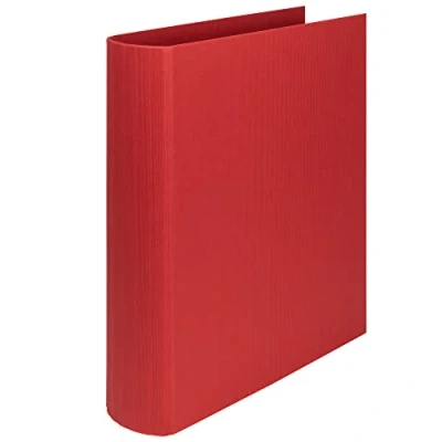 Image of Rössler Soho A4 50mm File Spine Ring Red (Pack of 4)
