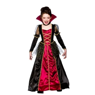 Image of Kids Princess Vampira Fancy Dress Costume Medium (Age: 5 7)