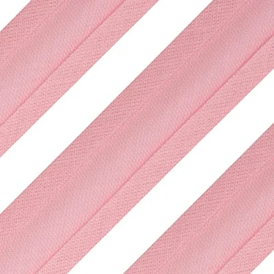 Image of Realm Bias Binding Tape, Cotton, 1 Inch / 25mm 5 Metres (Pink)