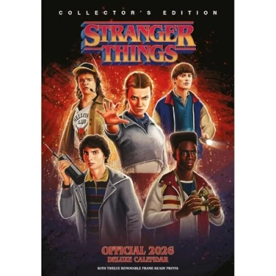 Image of Stranger Things Collectors Edition A3 Calendar 2026