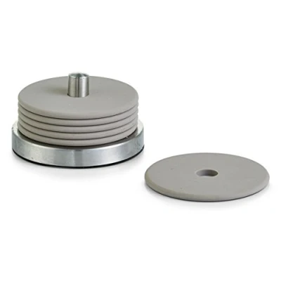 Image of Zeller Coasters Set, Stainless Steel, Grey, 10 x 6 cm, 7 Piece