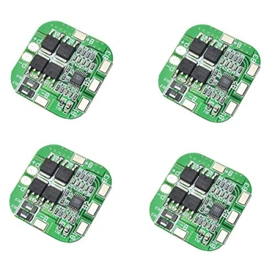 Image of ZkeeShop 4Pcs 4S 20A 14.8V BMS Li ion Lithium Battery Protection Board 18650 Charger 16.8V Over Charge Discharge Short Circuit