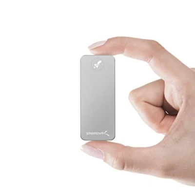 Image of SABRENT External SSD 2TB, Portable Hard Drive NVMe USB 3.2x2 1000 MB/s Read, 3.2 Cable C to A and Type Included, M.2 Aluminum Shell 2.85 in Length (SB 2TB NANO)