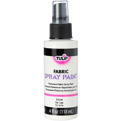 Image of I Love To Create Tulip Fabric Spray Paint 4oz Snow,118.3 ml (Pack of 1)