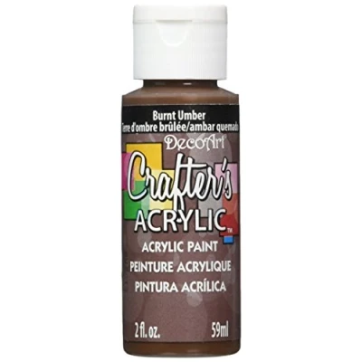 Image of DecoArt Acrylic Paint, Burnt Umber, 59ml