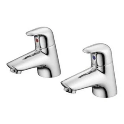 Image of Ideal Standard Vectis Bath Taps Pillar Chrome B9686AA