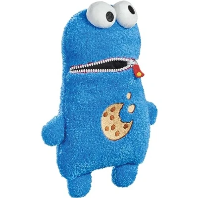 Image of Schmidt Spiele Sesame Street Cookie Monster arti, 42548 Worry Eater, from Street, Plush Figure, 30 cm, Single, Normal, Blue
