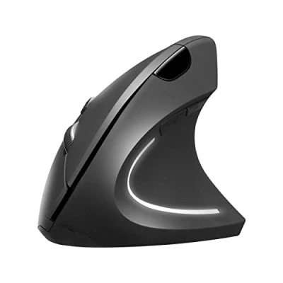 Image of Sandberg Wired Vertical Mouse, Ergonomic Adjustable DPI up to 2400, Computer Mouse For Office Home Work Studying Gaming, Plug &amp; Play, PC 6 Buttons, Windows Mac