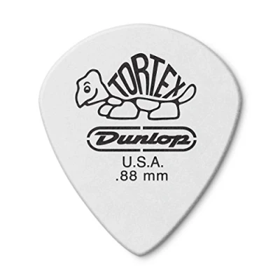 Image of Jim Dunlop 478P 0.88mm Tortex Jazz III Guitar Pick White (Pack of 12)