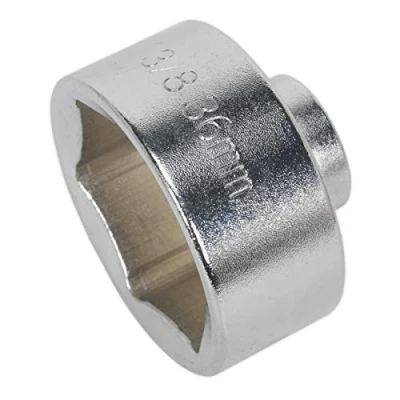 Image of Sealey Sx114 Low Profile Oil Filter Socket 36Mm 3/8Sq Drive