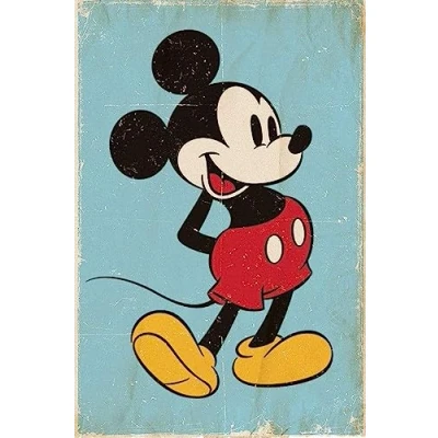 Image of Disney Junior Retro Maxi Poster, Multi Colour, 61 x 91.5 cm