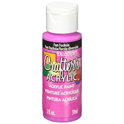 Image of DecoArt Acrylic Paint, Fun Fuschia, 59ml