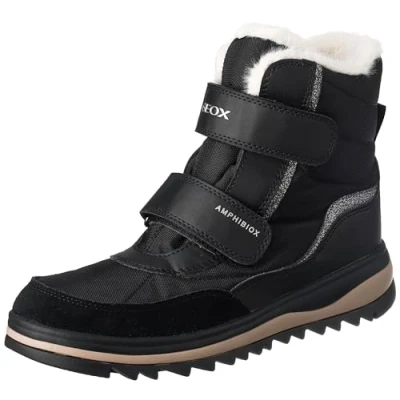 Image of Geox Girl&#039;s J Adelhide B AB Ankle Boot, Schwarz, One Size