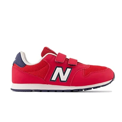 Image of New Balance 500 Hook &amp; Loop Sneaker, Red, 2.5 UK