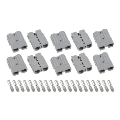 Image of SURIEEN 10 PCS Battery Connector 600V 50A Quick Connection Plug Cable Terminal 50Amp for Anderson Powerpole Forklift Caravan Trailer