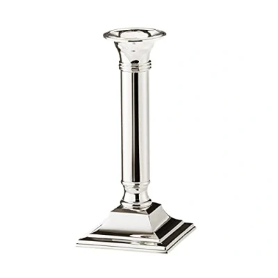 Image of EDZARD Candlestick Lincoln, silver plated, tarnish protected, 7.5 in high